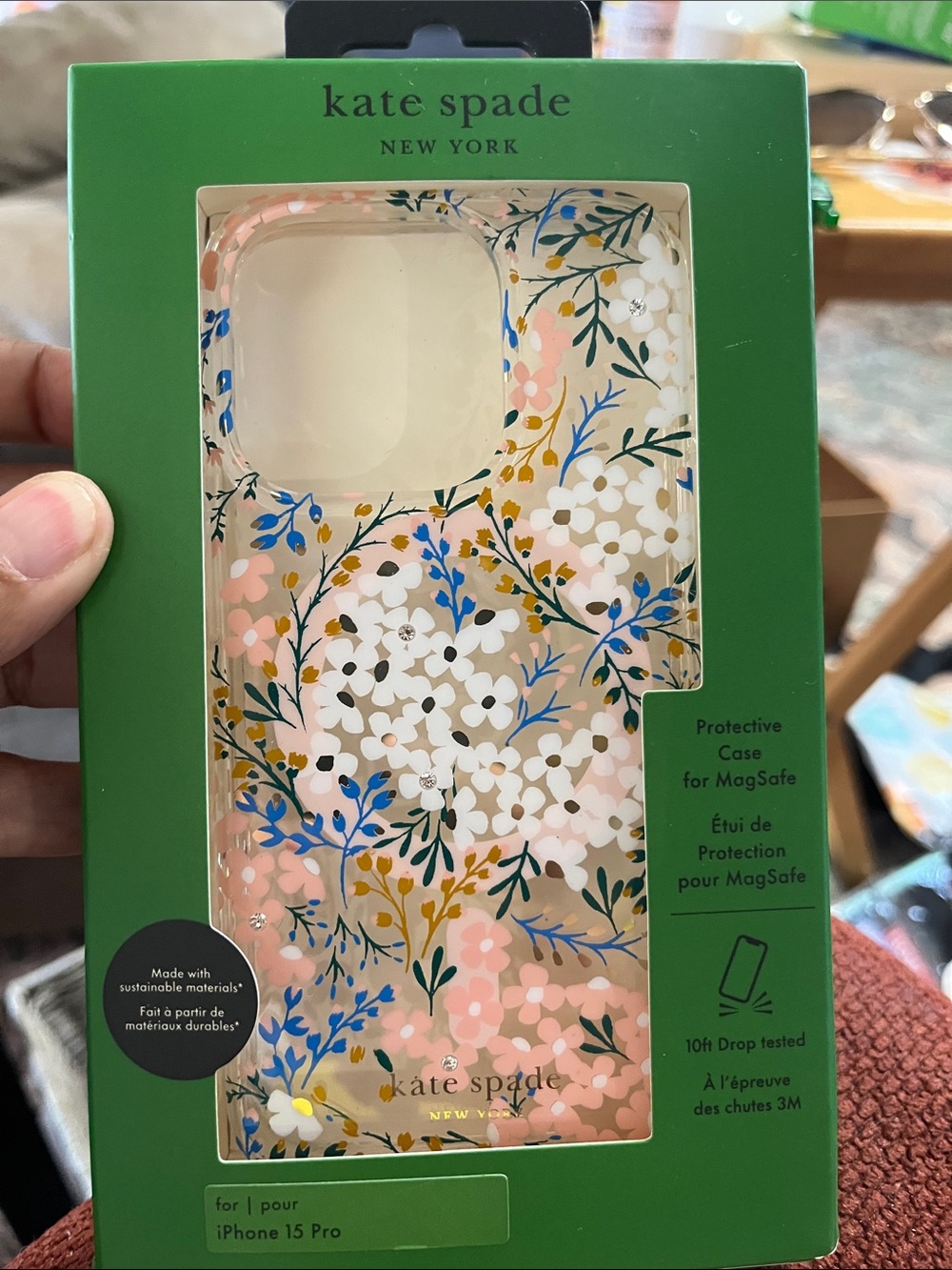 kate spade Multicolor Floral MagSafe iPhone Case 15 Pro